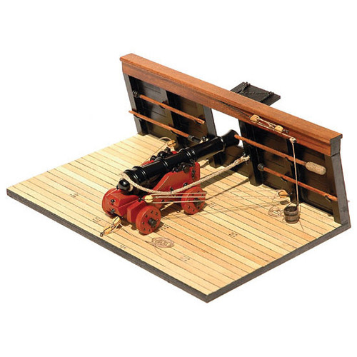 Naval Smoothbore Deck Gun 1/24 Kit Main Image