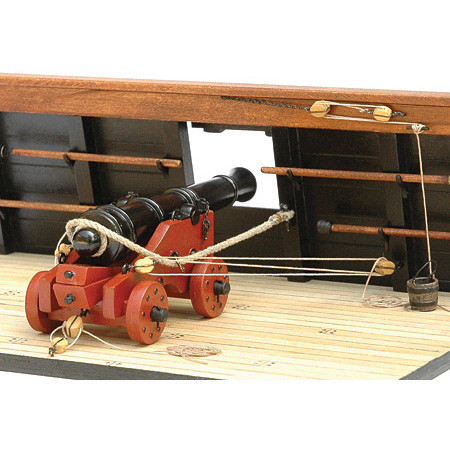 Naval Smoothbore Deck Gun 1/24 Kit Alt Image 1