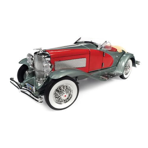 1935 Duesenberg SSJ 1/18 Die Cast Model- Red/Gray Main Image