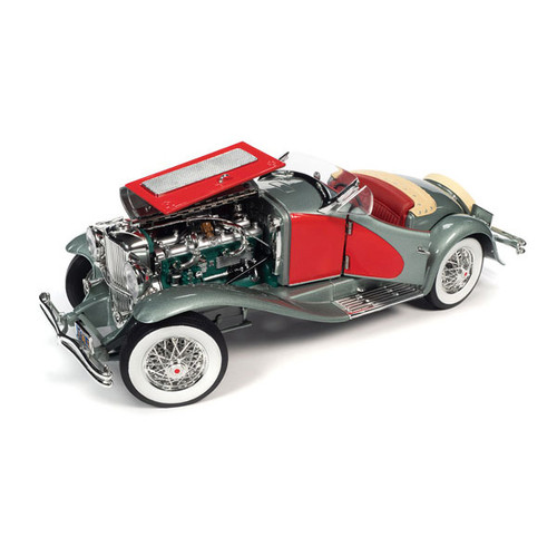 1935 Duesenberg SSJ 1/18 Die Cast Model- Red/Gray Alt Image 3