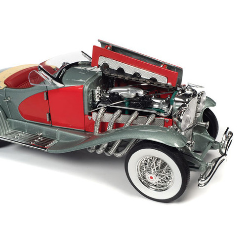 1935 Duesenberg SSJ 1/18 Die Cast Model- Red/Gray Alt Image 4