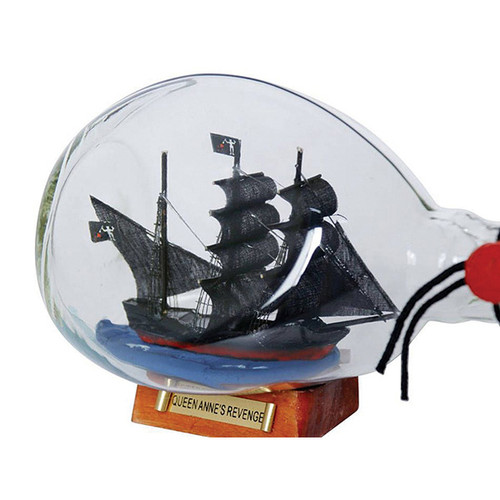 Pirate Ship in Glass Bottle Alt Image 1