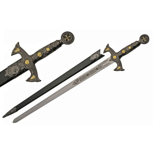 Knights Templar Sword with Sheath Main Image