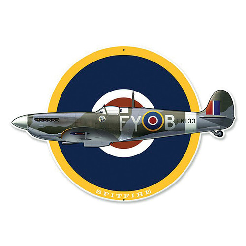 Spitfire Plasma Metal Sign Main Image