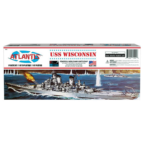 USS Wisconsin (BB-64) 1/535 Kit Main Image