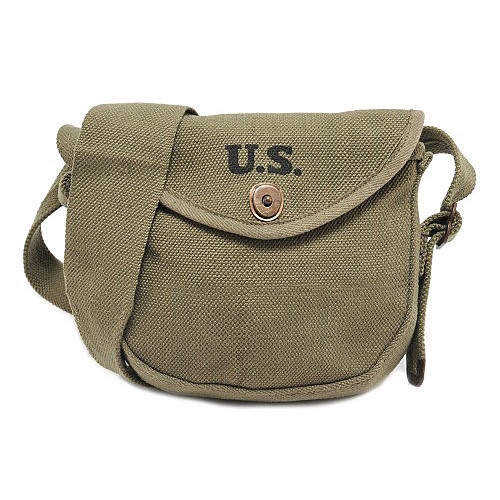 U.S. Thompson SMG Drum Magazine Pouch- Olive Drab Main Image