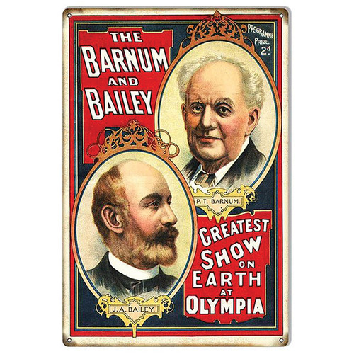 The Barnum & Bailey Circus Metal Sign Main Image