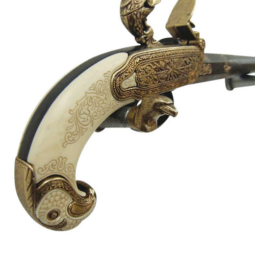 Denix 18th Century Russian Replica Flintlock Pistol Alt Image 1