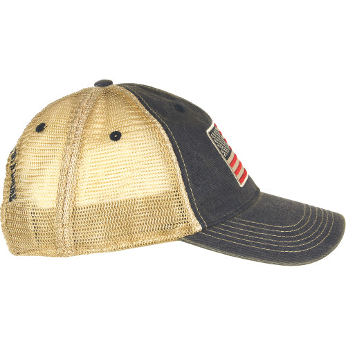 Embroidered Flag Trucker Cap Alt Image 2