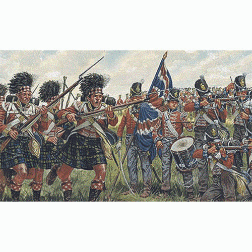 British and Scots Infantry 1/72 Plastic Figures Main Image