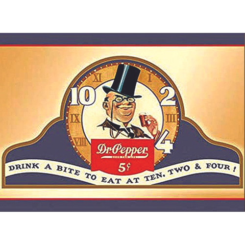 Dr. Pepper Drink a Bite Metal Sign Main Image