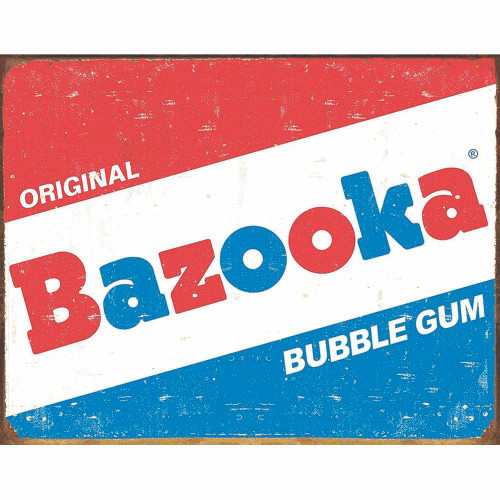 Bazooka Gum Metal Sign Main Image