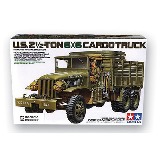 U.S. 2+-Ton Cargo Truck 1/35 Kit Main Image