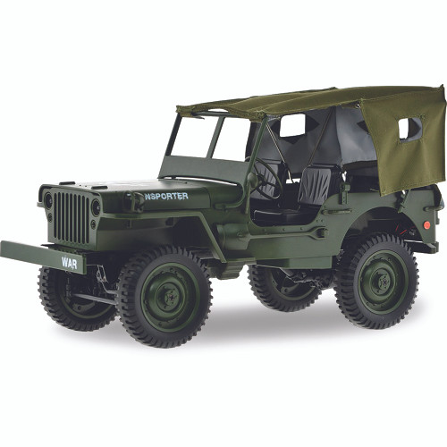 U.S. Army Jeep w/Canvas Top 1/10 R/C Model Main Image