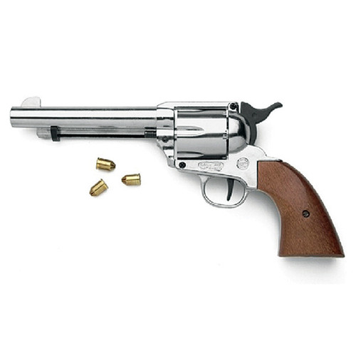 M1873 Revolver Blank Firing Pistol - Nickel Finish Main Image