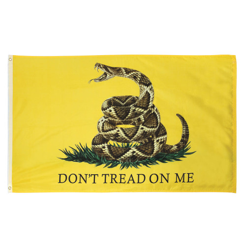 Gadsden Flag with Real Snake Main Image