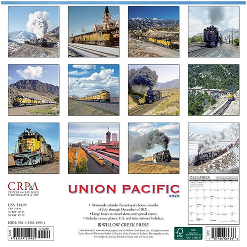 Union Pacific 2022 Calendar Alt Image 1