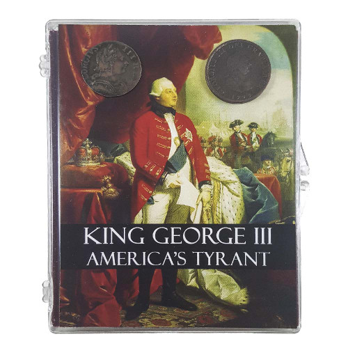 King George III Two Coin Set Clear Box Alt Image 1