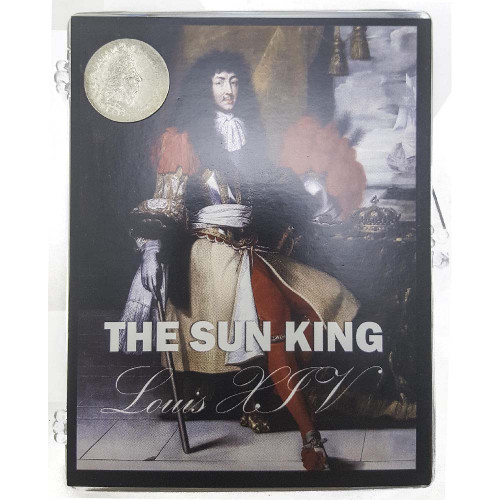 Louis XIV Silver 10 Sol Coin Clear Box Alt Image 1