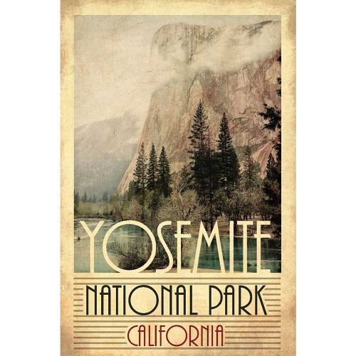 Yosemite National Park Metal Sign- 16"x 24" Main Image