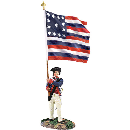 Continental Line Ensign with Colors (1778-84) 1/30 Figure Main Image