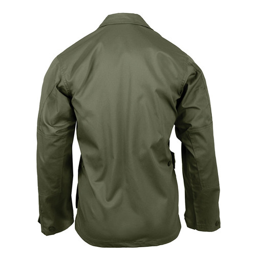 Poly/Cotton Twill BDU Shirt- Olive Drab Alt Image 1