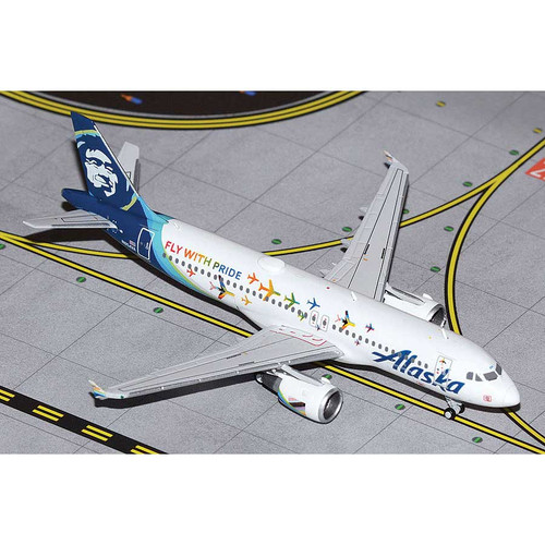Airbus A320-200 1/400 Die Cast Model - Alaska Airlines Main Image