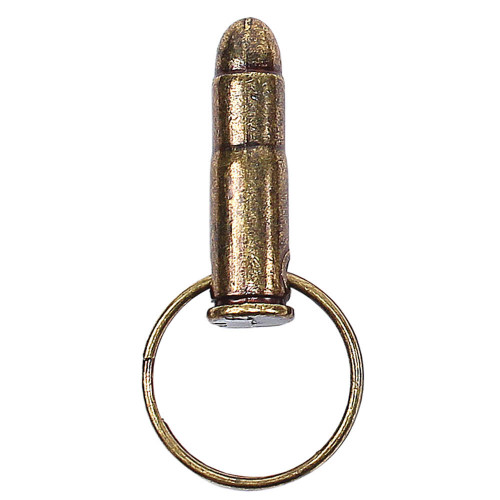 Revolver Bullet Key Ring Alt Image 1