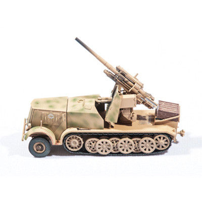 Sd.Kfz.8 Half Track w/88mm FlaK 1/72 Die Cast Model Alt Image 1