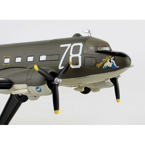 C-47 Skytrain 1/144 Die Cast Model - Tico Belle Alt Image 7