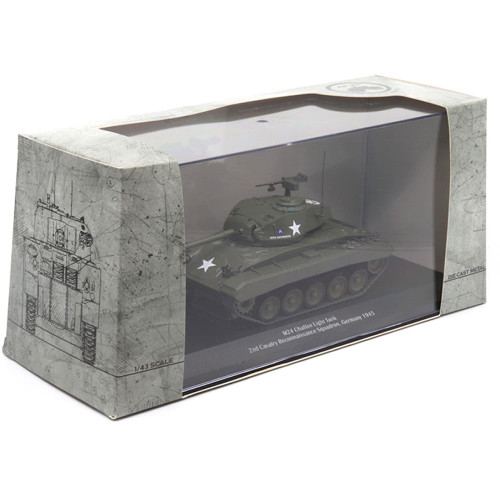 M24 Chaffee 1/43 Die Cast Model 2nd Cavalry Reconnaissance Squadron, Germany,  1945 Alt Image 6