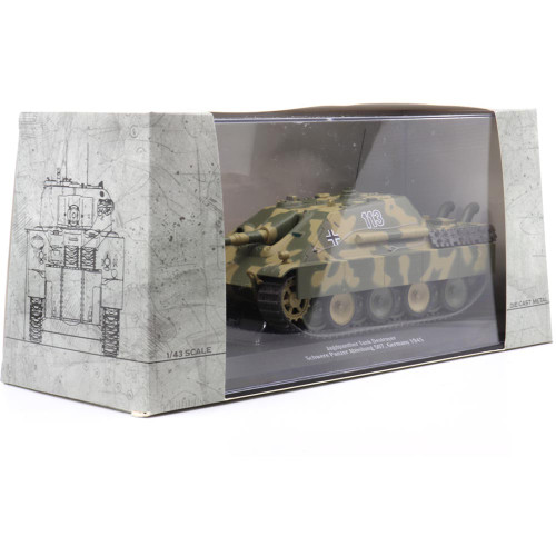 Jagdpanther Tank Destroyer 1/43 Die Cast Model Schwere Panzer Abteilung 507, Germany, 1945 Alt Image 5