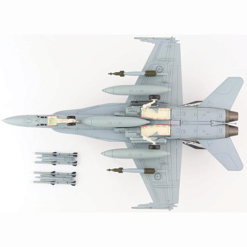 F/A-18B Hornet 1/72 Die Cast Model - HA3570 75 Sqn.,  RAAF, Dec 2021 "Final Flight" Alt Image 4