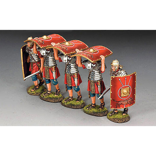 5-Piece Roman Testudo Reinforcements 1/30 Figure Set Alt Image 1