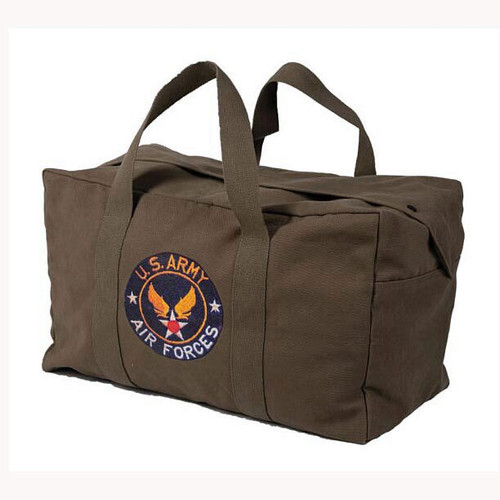 CANVAS CARGO BAG WITH U.S. ARMY AIR FORCES LOGO Main Image