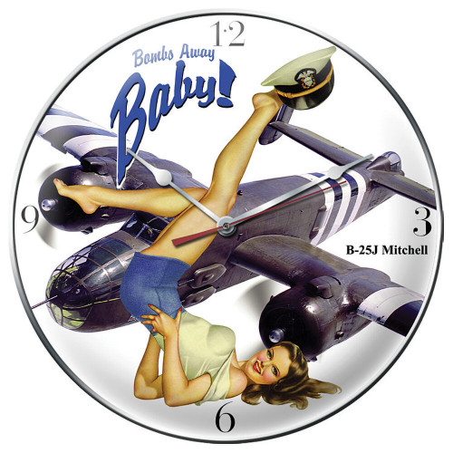 Bombs Away Baby Clock Main Image