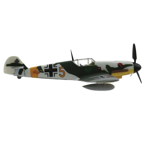 Bf 109F-4 1/72 Die Cast Model 9./JG 54 "Green Hearts," Battle of Leningrad, Siwerskaja, Ru Alt Image 1