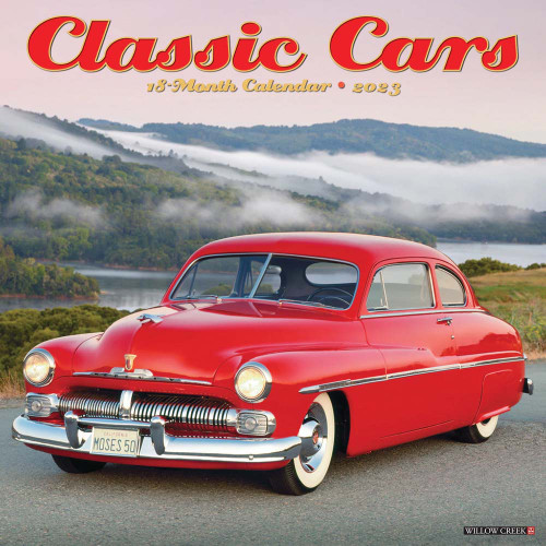 Classic Cars 2023 18 Month Wall Calendar Main Image