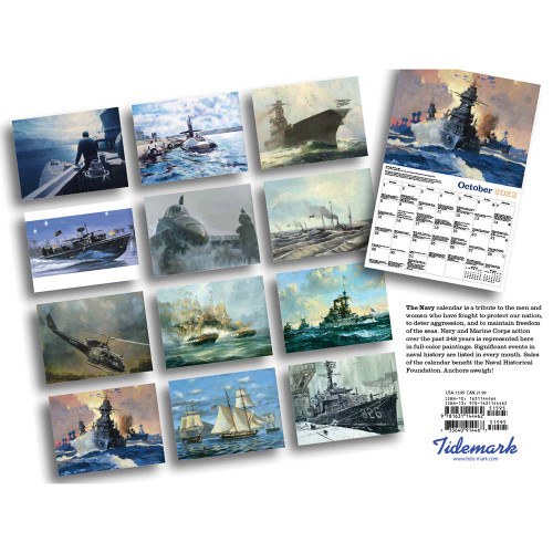 The Navy 2023 Wall Calendar Alt Image 1