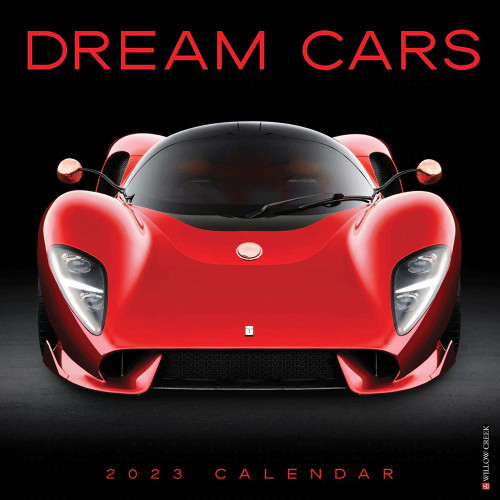 Dream Cars 2023 18 Month Wall Calendar Main Image