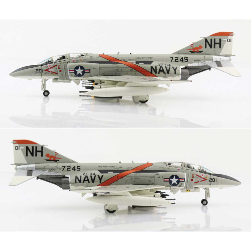 F-4J Phantom II 1/72 Die Cast Model "Mig-21 Killer" VF-114 Aardvarks, USS Kitty Hawk, 1972 Alt Image 2