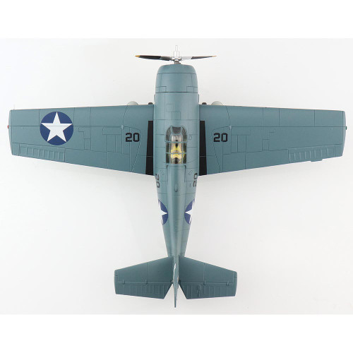 F4F-4 Wildcat 1/48 Die Cast Model - HA8906 Machinist Donalad Runyon, VF-6, USS Enterprise, 1942 Alt Image 3