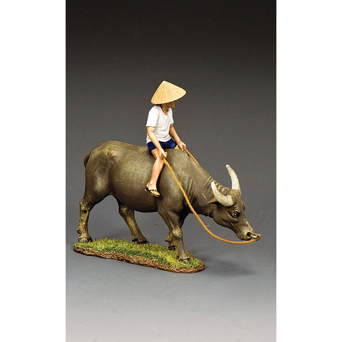 Vietnamese Water Buffalo Boy 1/30 Figure Alt Image 1