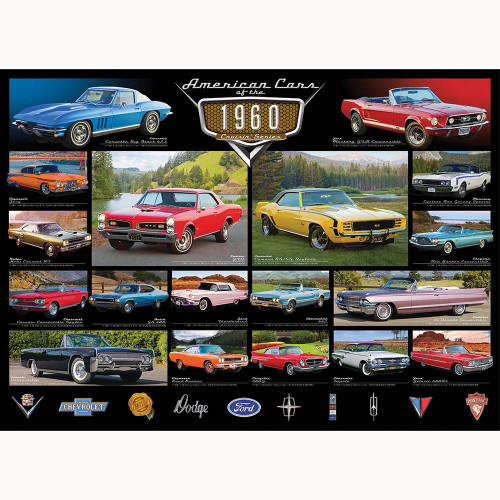 American Cars of the 1960s 1,000 Piece Puzzle Alt Image 1