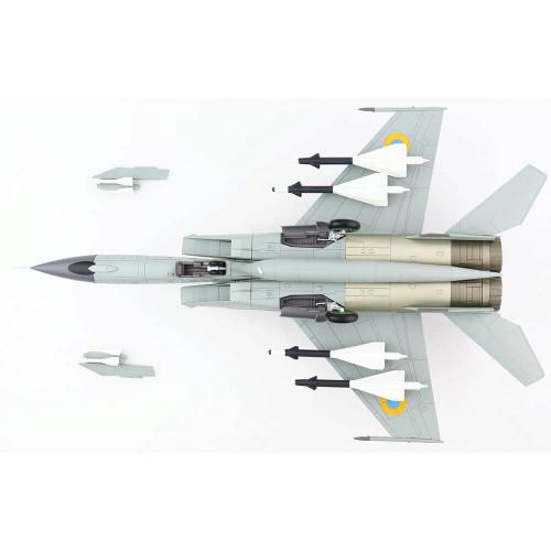 MIG-25PDS Foxbat 1/72 Die Cast Model - HA5609 933rd FAR Air Defense of Ukraine, 1995 Alt Image 4