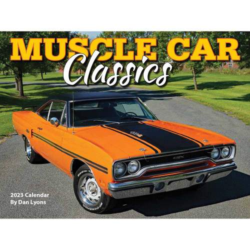 Muscle Car Classics 2023 Wall Calendar Main Image
