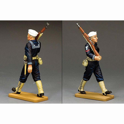 Bluejacket Marching w/Rifle 1/30 Figure Alt Image 1