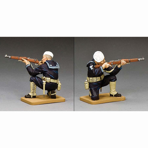Bluejacket Kneeling Firing Rifle 1/30 Figure Alt Image 1