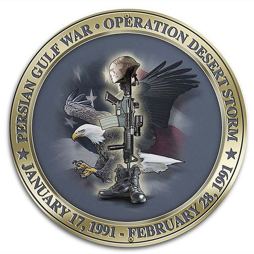 Persian Gulf Round Metal Sign Main Image