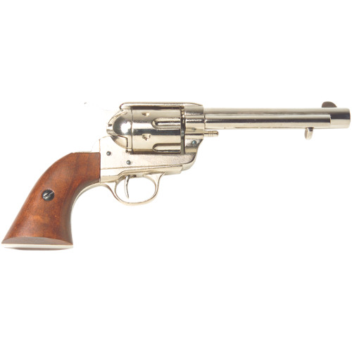 Old West Frontier Revolver Replica Nickel Main Image
